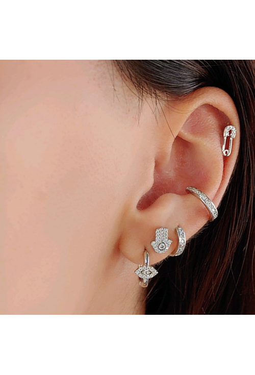 PIERCING FAKE FILEIRA DE ZIRCÔNIAS BM1017-R