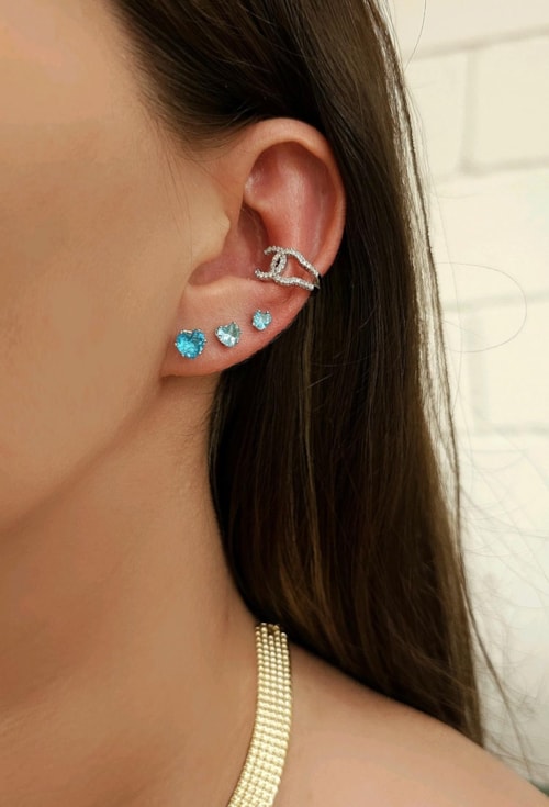 PIERCING FAKE INSPIRAÇÃO CRAVEJADO NO RÓDIO BM570-R