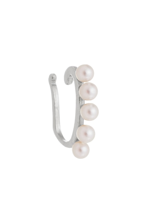 PIERCING FAKE LONGO DE PÉROLAS BM024-R