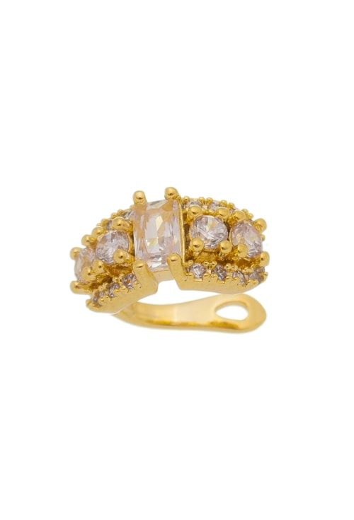 PIERCING FAKE LUXO CRAVEJADO EM ZIRCONIAS BM791-O PIERCING FAKE LUXO CRAVEJADO EM ZIRCONIAS BM791-O