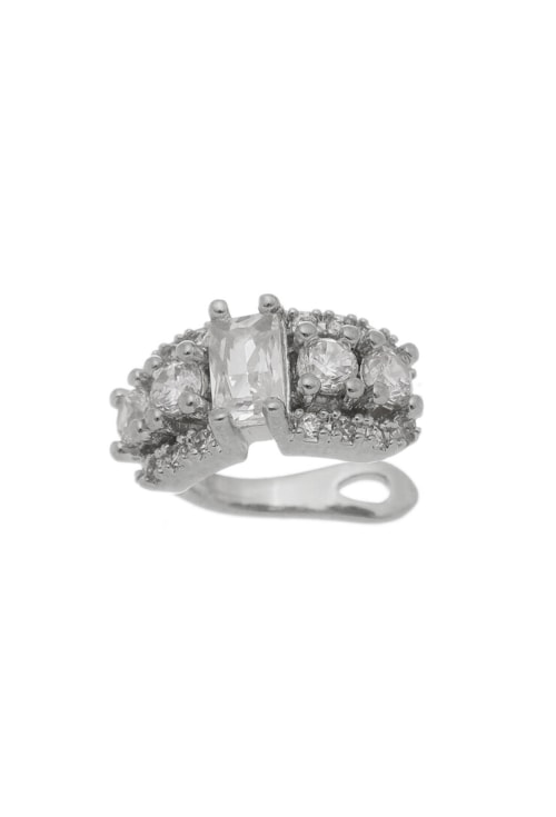 PIERCING FAKE LUXO CRAVEJADO EM ZIRCONIAS BM791-R