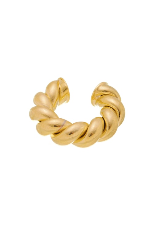 PIERCING FAKE TUBO TORCIDO NO OURO BM804-O