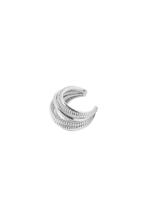 PIERCING MULTIVOLTAS TEXTURIZADO BANHADO A RÓDIO BM2322-R