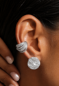 PIERCING MULTIVOLTAS TEXTURIZADO BANHADO A RÓDIO BM2322-R