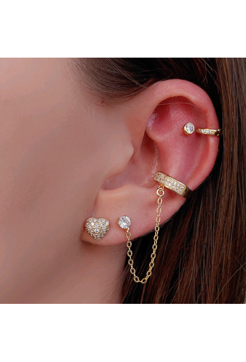 PIERCING PONTO DE LUZ NO OURO BM729-O