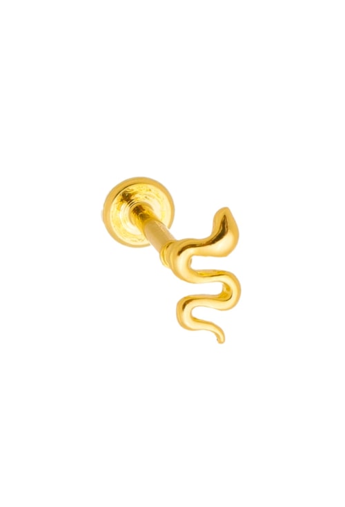 PIERCING SERPENTE NO OURO BM727-O