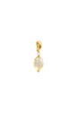 PINGENTE COM PEDRA CITRINO BANHADO A OURO PG207-O