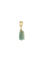 PINGENTE CUBO DE JADE AMAZONITA NATURAL PG104-O