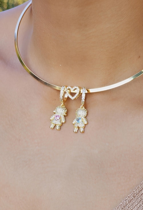 PINGENTE DE CORAÇÃO CRAVEJADO PG022-O PINGENTE DE CORAÇÃO CRAVEJADO PG022-O