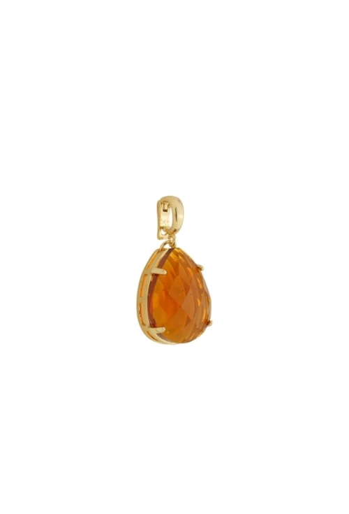 PINGENTE DE GOTA TOPÁZIO IMPERIAL NO OURO PG093-O