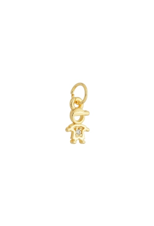 PINGENTE MENINO DELICADO OURO 18K PG170-O