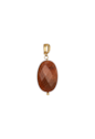 PINGENTE PEDRA GOLDSTONE NATURAL NO OURO PG088-O
