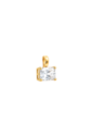 PINGENTE RETANGULAR COM CRISTAL BANHADO A OURO PG197-O