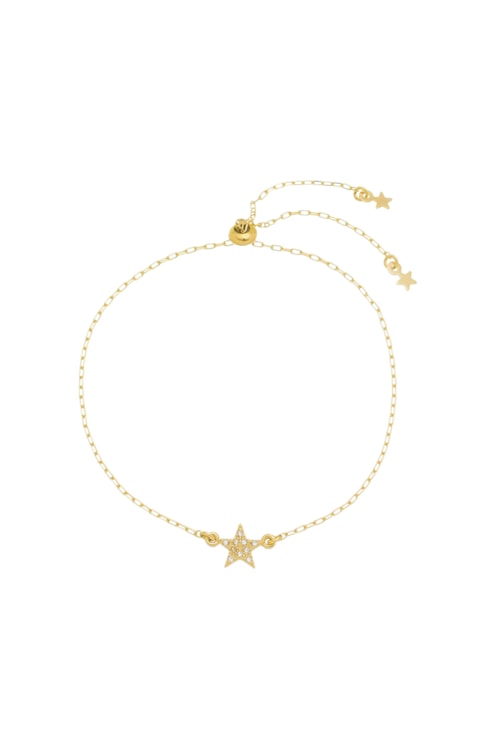 PULSEIRA AJUSTÁVEL COM ESTRELA E ZIRCÔNIAS PM095-O PULSEIRA AJUSTÁVEL COM ESTRELA E ZIRCÔNIAS PM095-O
