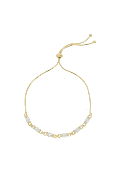 PULSEIRA AJUSTÁVEL COM NAVETES DE ZIRCÔNIA PM192-O PULSEIRA AJUSTÁVEL COM NAVETES DE ZIRCÔNIA PM192-O