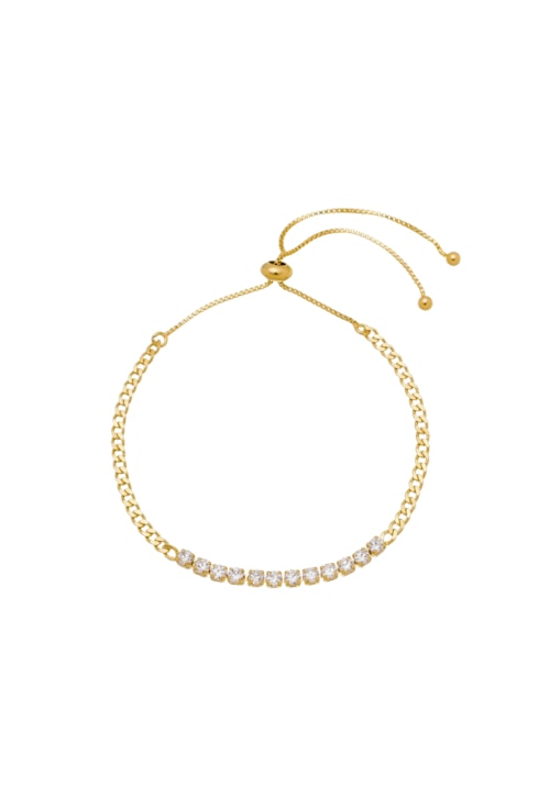 PULSEIRA AJUSTÁVEL DE CORRENTE E RIVIERA PM008-O PULSEIRA AJUSTÁVEL DE CORRENTE E RIVIERA PM008-O