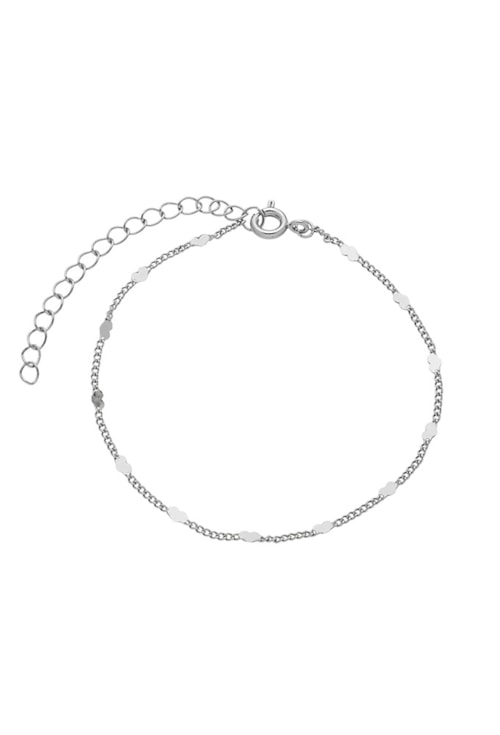PULSEIRA COM MINI MEDALHAS DE CORAÇÃO NO RÓDIO PM217-R PULSEIRA COM MINI MEDALHAS DE CORAÇÃO NO RÓDIO PM217-R