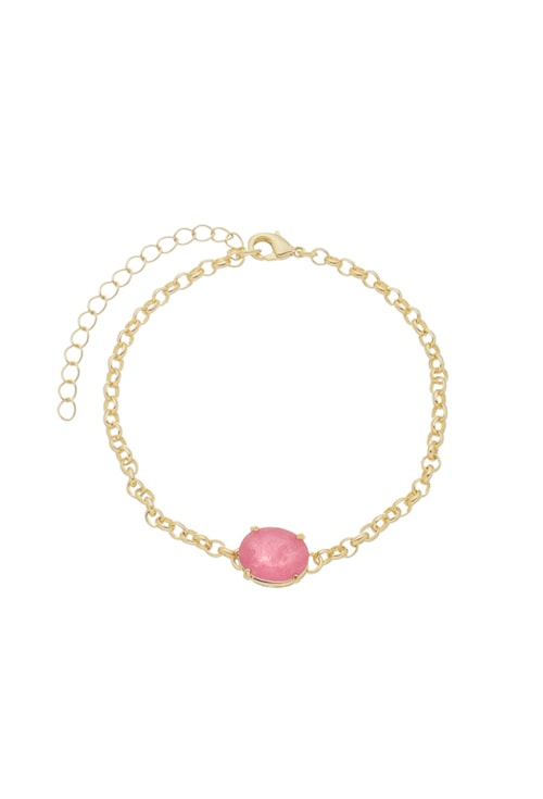 PULSEIRA COM PEDRA FUSION OVAL FÚCSIA PM183-O PULSEIRA COM PEDRA FUSION OVAL FÚCSIA PM183-O