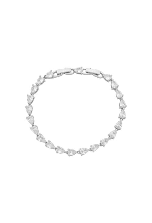 PULSEIRA COM PEDRAS GOTA CRISTAL NO RÓDIO PM516-R PULSEIRA COM PEDRAS GOTA CRISTAL NO RÓDIO PM516-R