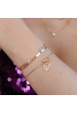 PULSEIRA COM PINGENTE DE FÉ E CRUZ PM142-O