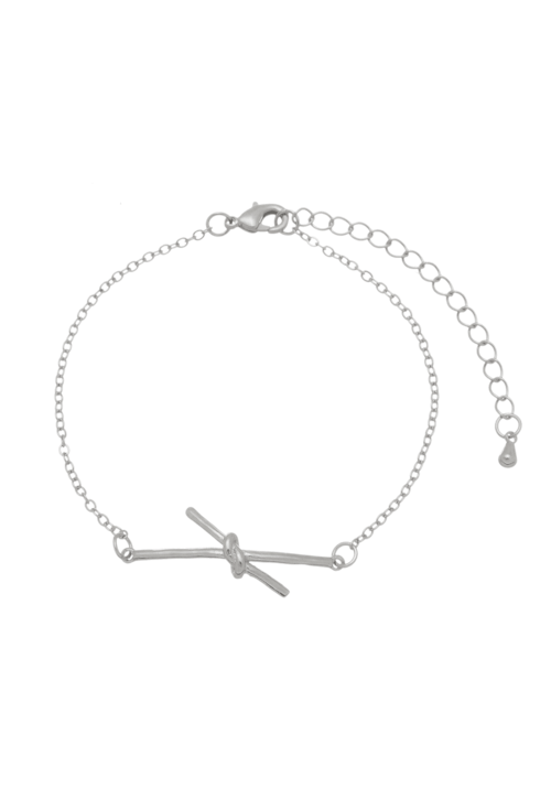 PULSEIRA COM PINGENTE DE NÓ INSPIRED NO RÓDIO PM037-R PULSEIRA COM PINGENTE DE NÓ INSPIRED NO RÓDIO PM037-R