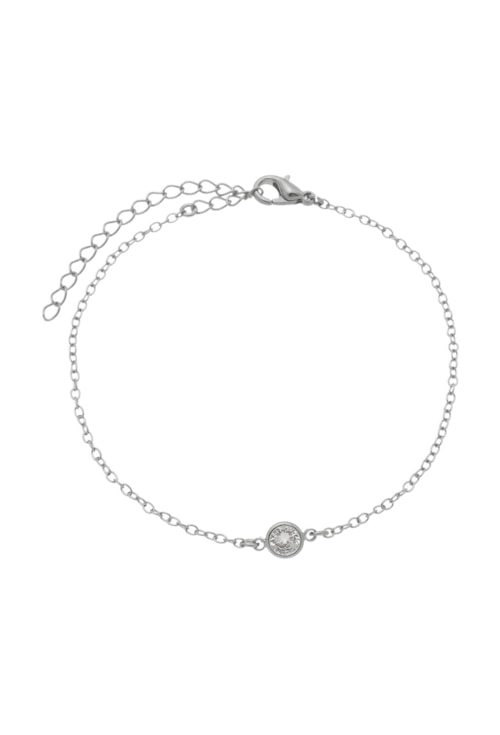 PULSEIRA COM ZIRCÔNIA CRISTAL NO RÓDIO PM060-R