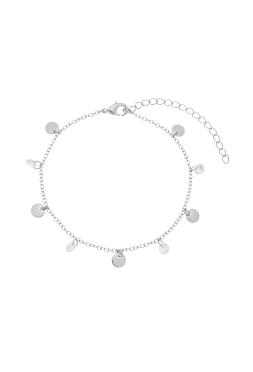 PULSEIRA COM ZIRCÔNIAS E MEDALHAS PM123-R