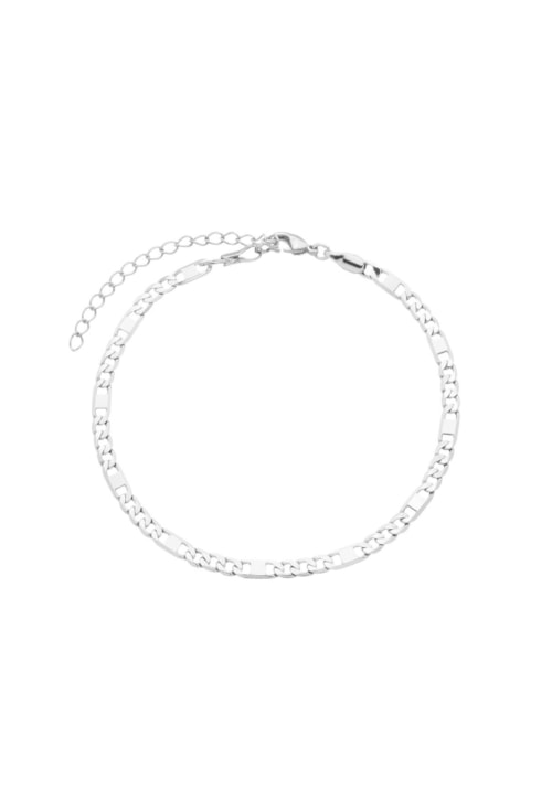 PULSEIRA CORRENTE FÍGARO BANHADA A RÓDIO PM272-R