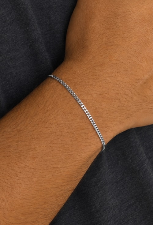 PULSEIRA CORRENTE GROUMET BANHADA A RÓDIO PM615-R