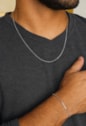 PULSEIRA CORRENTE GROUMET BANHADA A RÓDIO PM615-R