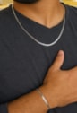 PULSEIRA CORRENTE LACRE BANHADA A RÓDIO PM617-R