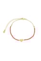 PULSEIRA CRISTAL RUBI COM CORÇÃO LISO PM450-O