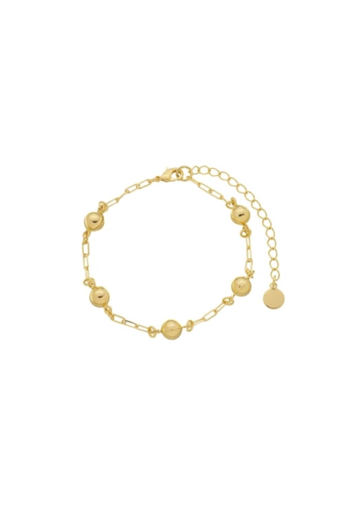 PULSEIRA DE BOLINHAS NO OURO P PM239-O