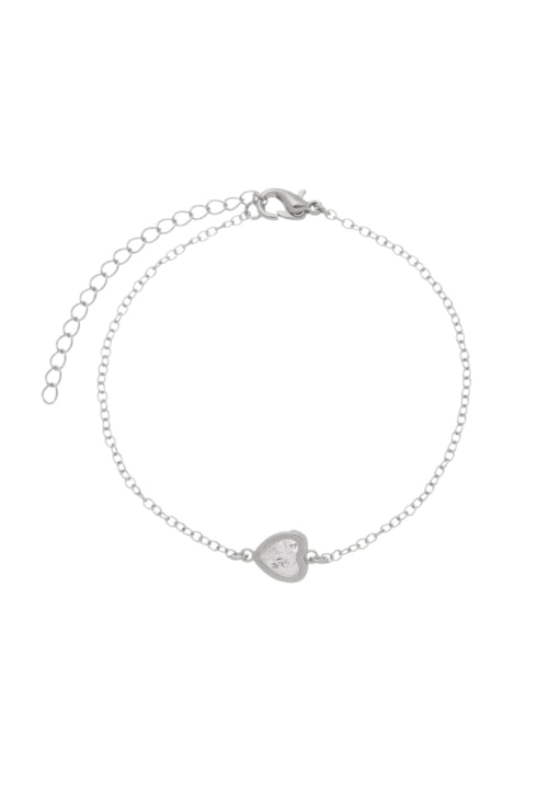 PULSEIRA DE CORAÇÃO COM ZIRCÔNIA NO RÓDIO PM049-R