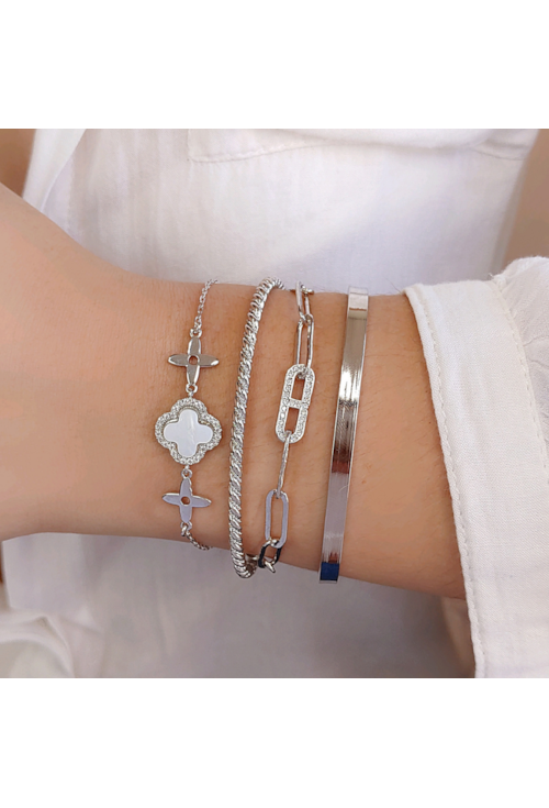 PULSEIRA DE ELOS CRAVEJADA PM091-R