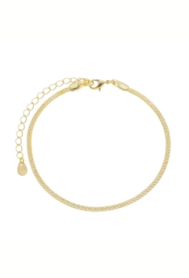 Produto PULSEIRA DE MALHA TEXTURIZADA NO OURO P PM339-O