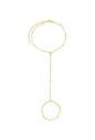 PULSEIRA DE MÃO DELICADA NO OURO PM482-O