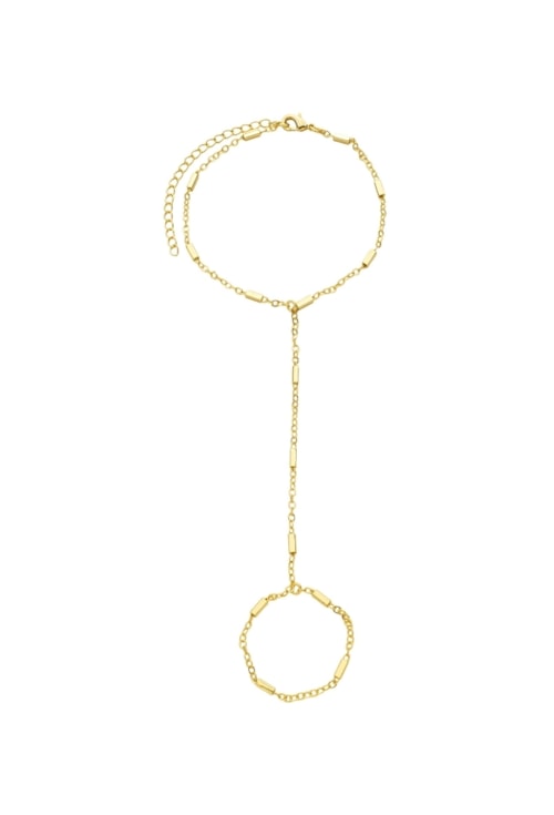 PULSEIRA DE MÃO DELICADA NO OURO PM482-O