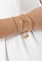 PULSEIRA DE RIVIERA TURMALINA NO OURO PM409-O