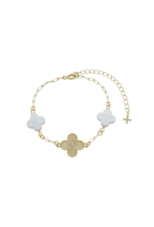 PULSEIRA DE TREVO PEROLADO PM246-O