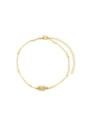 PULSEIRA DELICADA COM PEDRA CRISTAL PM483-O
