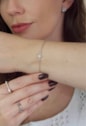 PULSEIRA DELICADA ESTRELA CRAVEJADA NO RÓDIO PM466-R