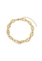 PULSEIRA ELOS  EM AÇO INOX DOURADO PM524-AD