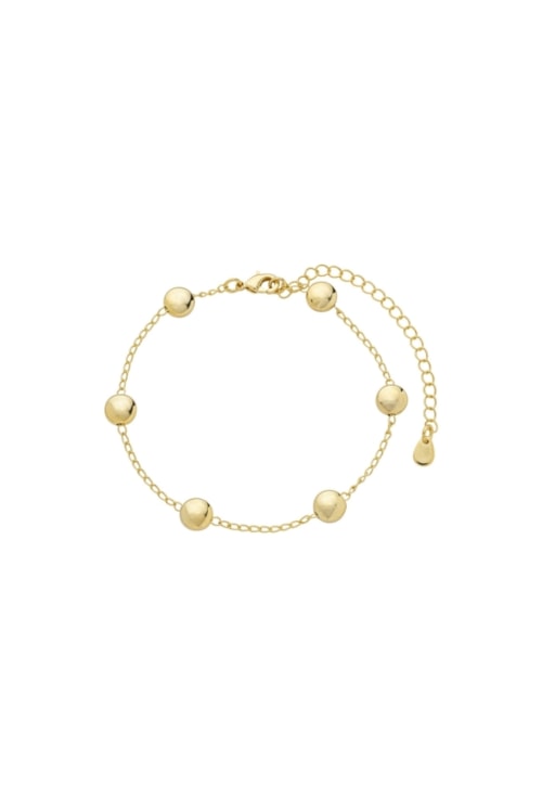 PULSEIRA ESFERAS DELICADA NO OURO PM497-O