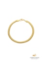 PULSEIRA FIO ALEMÃO 5MM EM AÇO DOURADO PM550-AD
