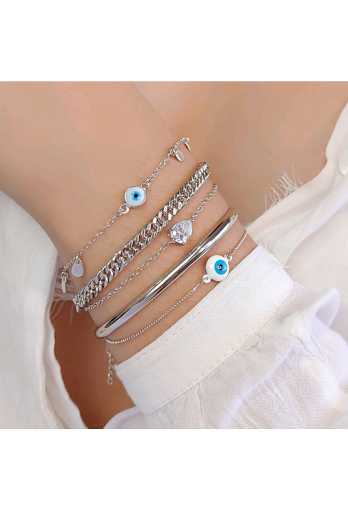 PULSEIRA GOTINHA CRISTAL NO RÓDIO PM054-R
