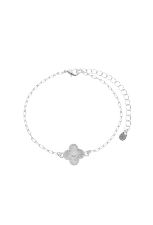 PULSEIRA INSPIRAÇÃO DE TREVO COM ZIRCÔNIA PM371-R PULSEIRA INSPIRAÇÃO DE TREVO COM ZIRCÔNIA PM371-R