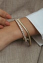PULSEIRA MALHA 5MM BANHADA A OURO PM634-O