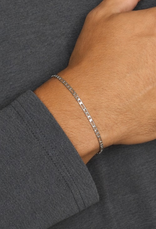 PULSEIRA MASCULINA CORRENTE FÍGARO PM233-R PULSEIRA MASCULINA CORRENTE FÍGARO PM233-R