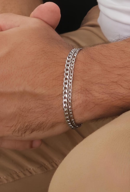 PULSEIRA MASCULINA DE ELOS INOX PM360-A PULSEIRA MASCULINA DE ELOS INOX PM360-A